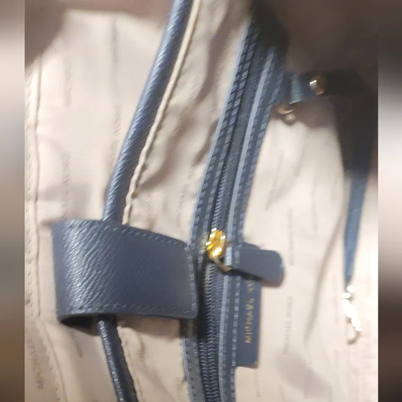 Michael Kors midnight blue Maddie tote size medium. - Picture 5 of 11